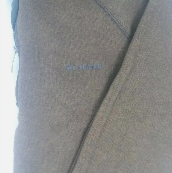 Columbia Sportswear Men's Large Brown Pullover Zip - Picture 2 of 6